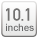 10.1英寸