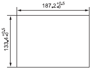 V9071IW面板切口